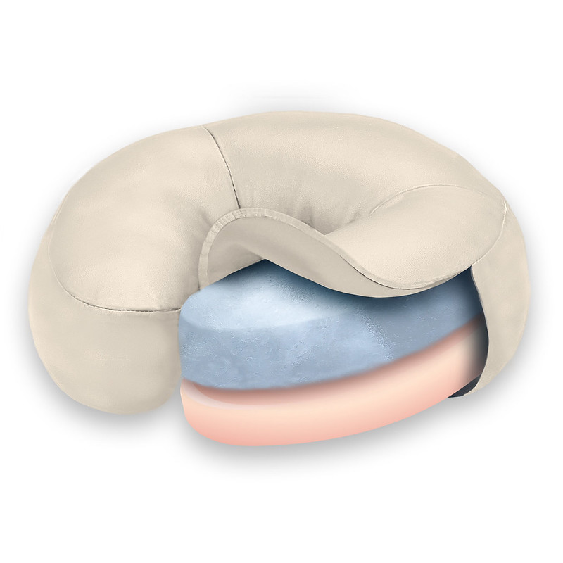 LEC Strata Face Pillow Vanille Cremé binnenkant