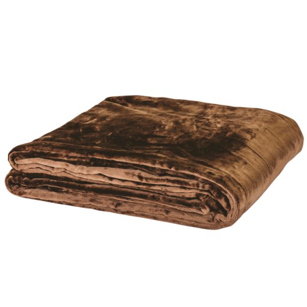Microfiber Premium Fleece Blanket Espresso