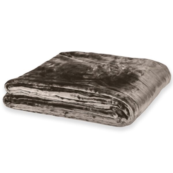 Microfiber Premium Fleece Blanket Grijs