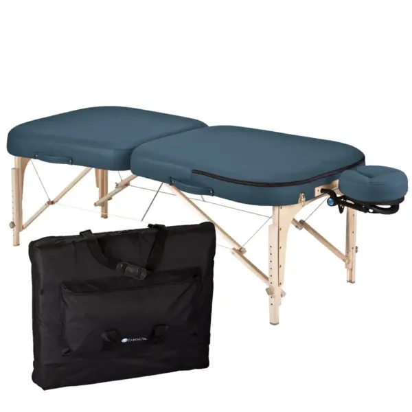 Earthlite Infinity Conforma top Massagetafel Blauw