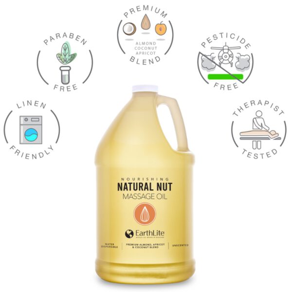 Earthlite Natural Nut Massage Olie Groot Uitleg