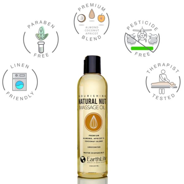 Earthlite Natural Nut Massage Olie Klein Uitleg