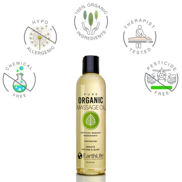 Earthlite Pure Organic Massage olie uitleg