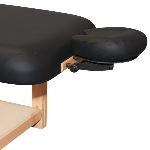 Earthlite Terra massagetafel Zwart hoofdsteun