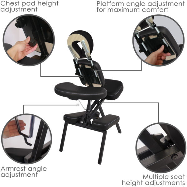 Inner Strength E-Lite massagestoel Achterkant