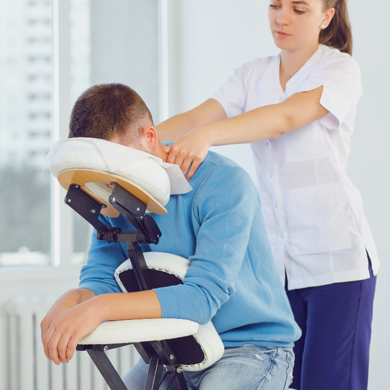 Massages sur chaise pour les entreprises