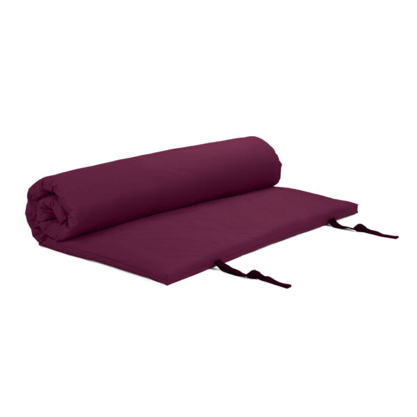 Shiatsu-mat met afneembare hoes yogamat aubergine