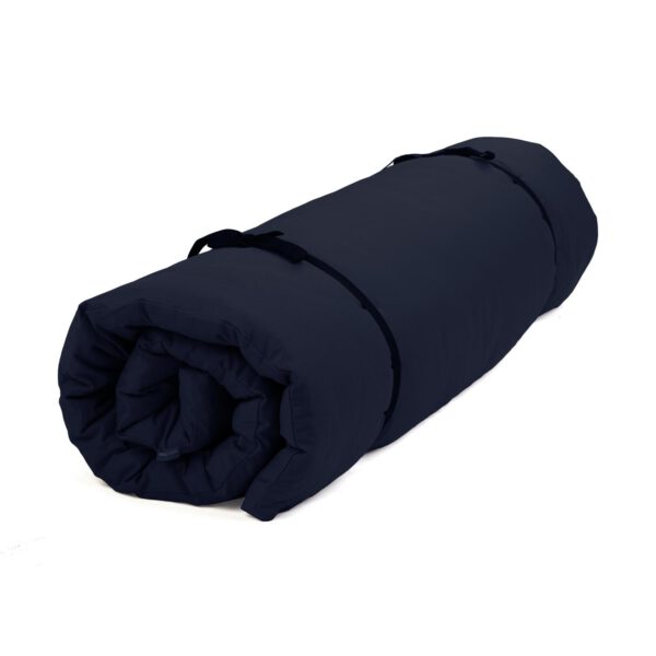 Shiatsu-mat met afneembare hoes yogamat blauw