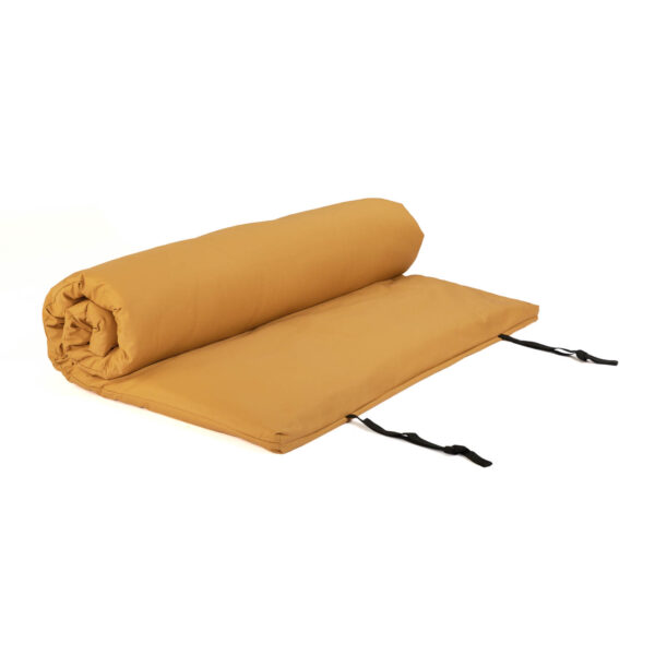 Shiatsu-mat met afneembare hoes yogamat honing geel