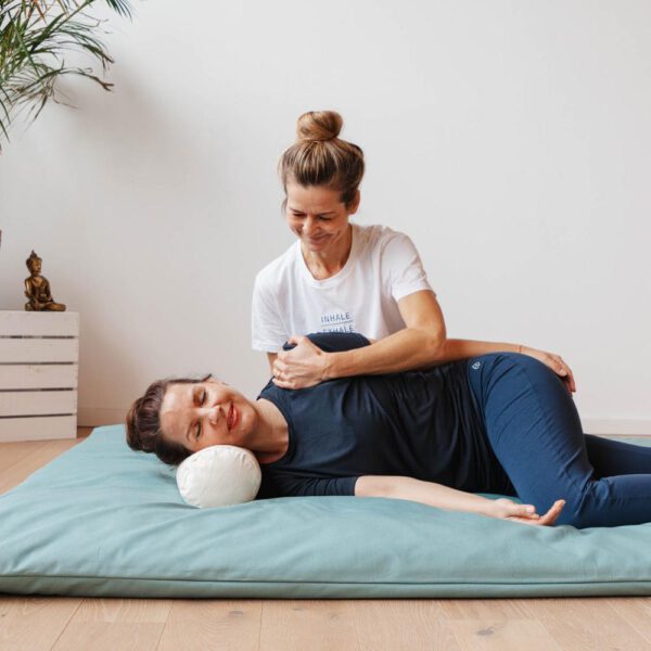 Shiatsu-mat met afneembare hoes yogamat