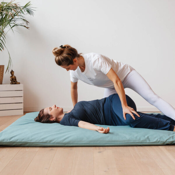 Shiatsu-mat met afneembare hoes yogamat