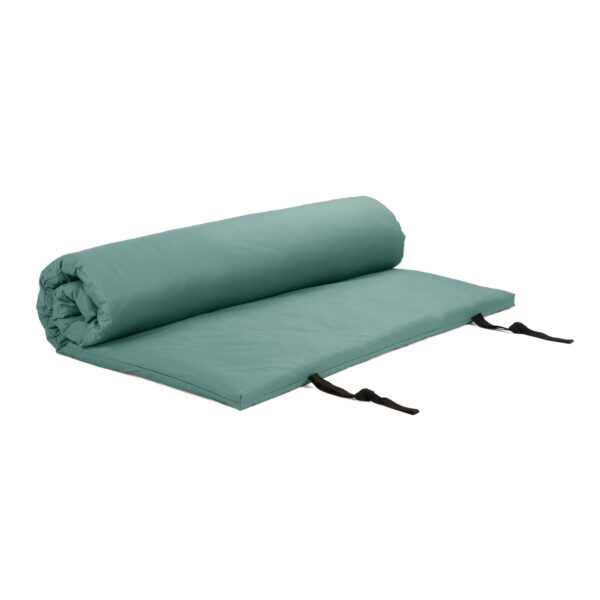 Shiatsu-mat met afneembare hoes yogamat mineraal blauw