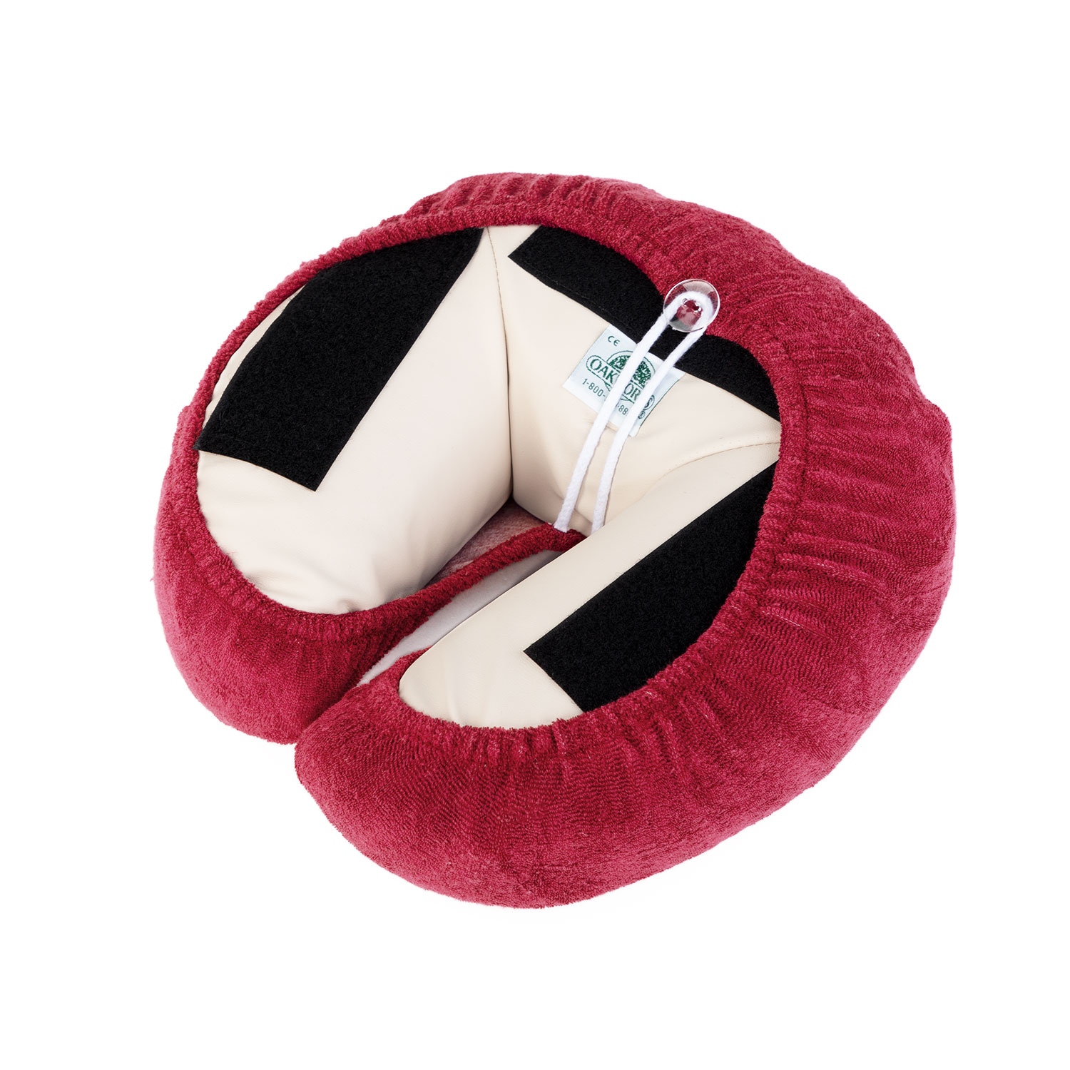 Frottee-Erweiterungsset – WellTouch Bordeaux Kopfkissen Rückseite