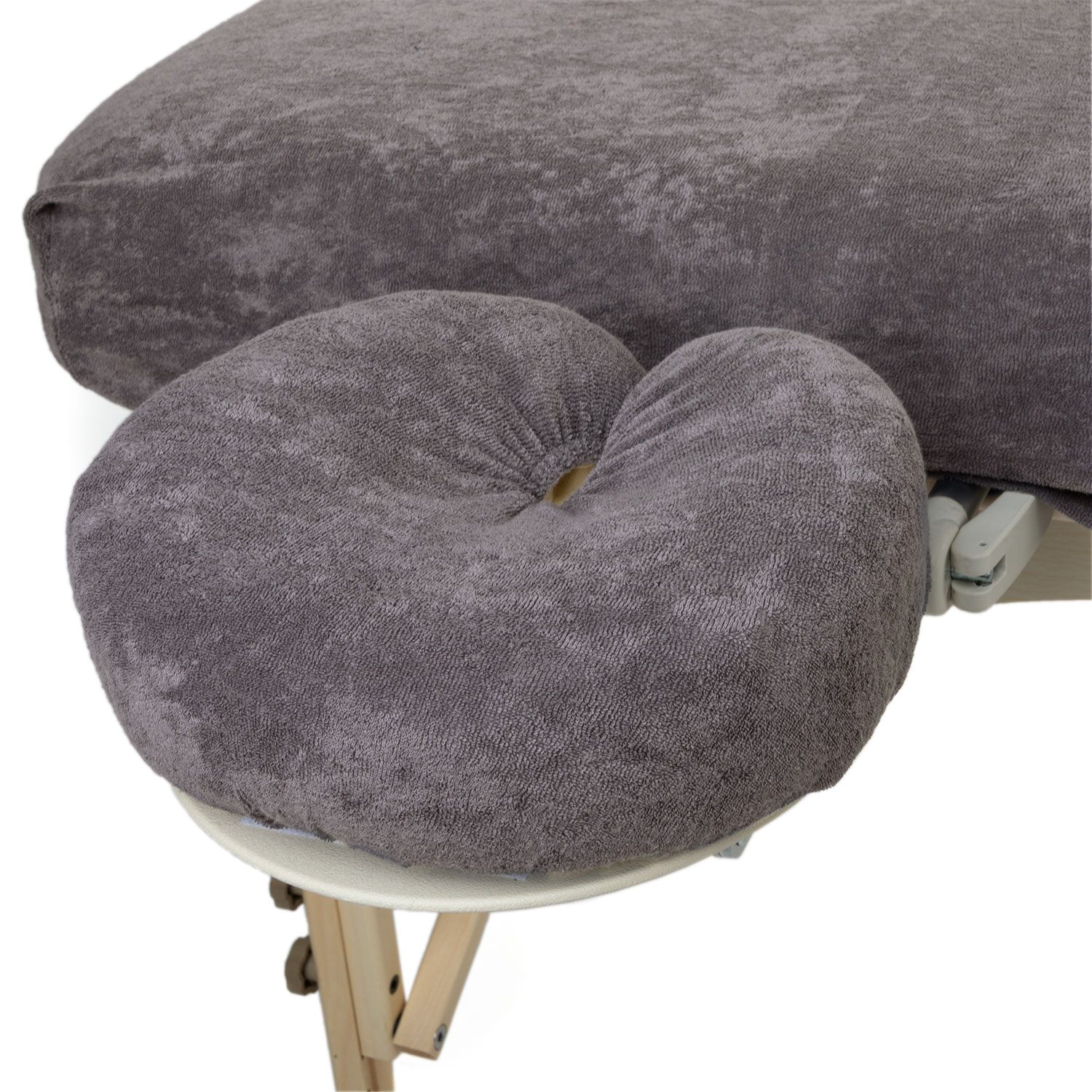 Frottee-Erweiterungsset – WellTouch graue Kopfstütze